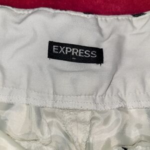 Women size 00 expressed blue and white shorts.Smoke free home and good condition